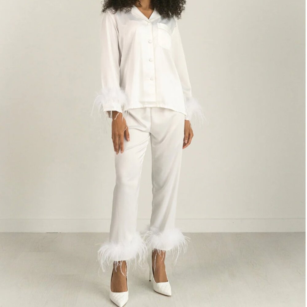 BON VIVIANN Daydreamer Pajamas - Cloud